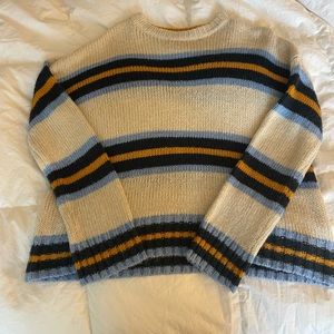 Urban outfitters stripped knit sweater